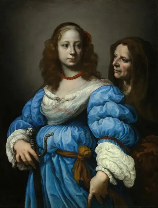 Framed Print : Judith with the Head of Holofernes, c. 1665. Creator: Felice Ficherelli Framed Print : Judith with the Head of Holofernes, c. 1665. Creator: Felice Ficherelli