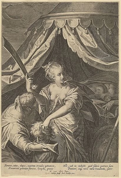 Judith with the Head of Holofernes. Creator: Aegidius Sadeler II