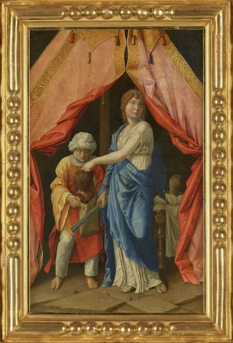 Framed Print : Judith with the Head of Holofernes, First Half of 16th cen. Creator: Mantegna, Andrea (1431-1506) Framed Print : Judith with the Head of Holofernes, First Half of 16th cen. Creator: Mantegna, Andrea (1431-1506)