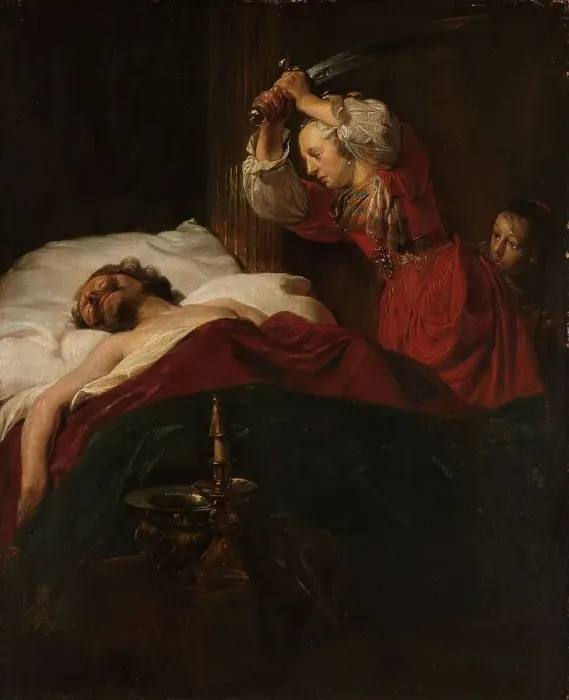 Framed Print : Judith and Holofernes, 1659. Creator: Jan de Bray Framed Print : Judith and Holofernes, 1659. Creator: Jan de Bray