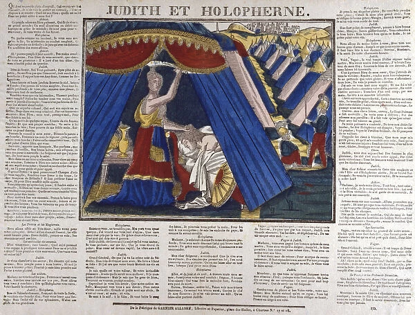 Judith killing the Assyrian general Holofernes, 19th century