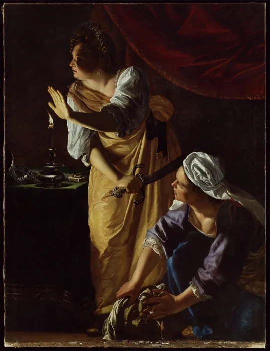 Framed Print : Judith and Her Maidservant with the Head of Holofernes, c1623-1625. Creator: Artemisia Gentileschi Framed Print : Judith and Her Maidservant with the Head of Holofernes, c1623-1625. Creator: Artemisia Gentileschi
