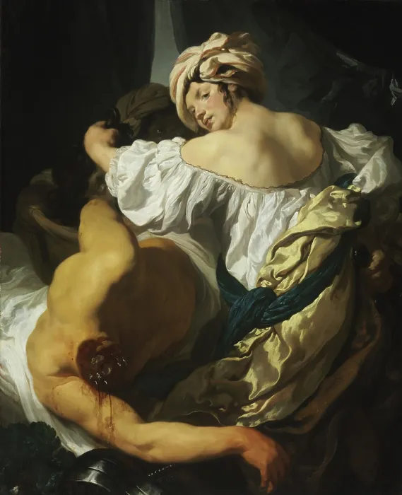 Framed Print : Judith in the Tent of Holofernes, c1624-1625. Creator: Liss, Johann (1597-1631) Framed Print : Judith in the Tent of Holofernes, c1624-1625. Creator: Liss, Johann (1597-1631)