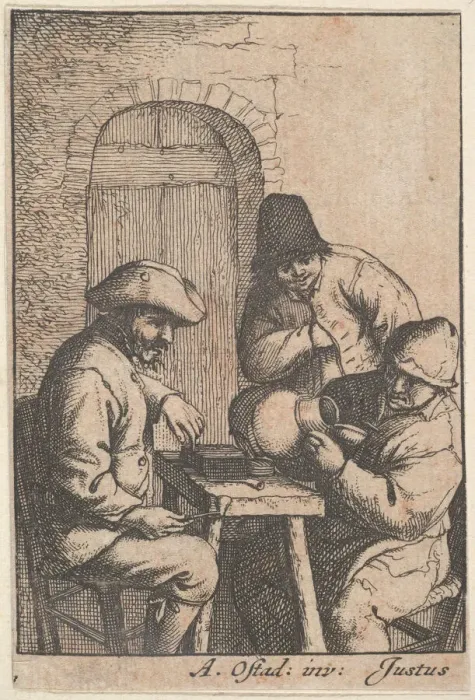 Framed Print : Empty Jug, 1610-85. Creator: Adriaen van Ostade Framed Print : Empty Jug, 1610-85. Creator: Adriaen van Ostade