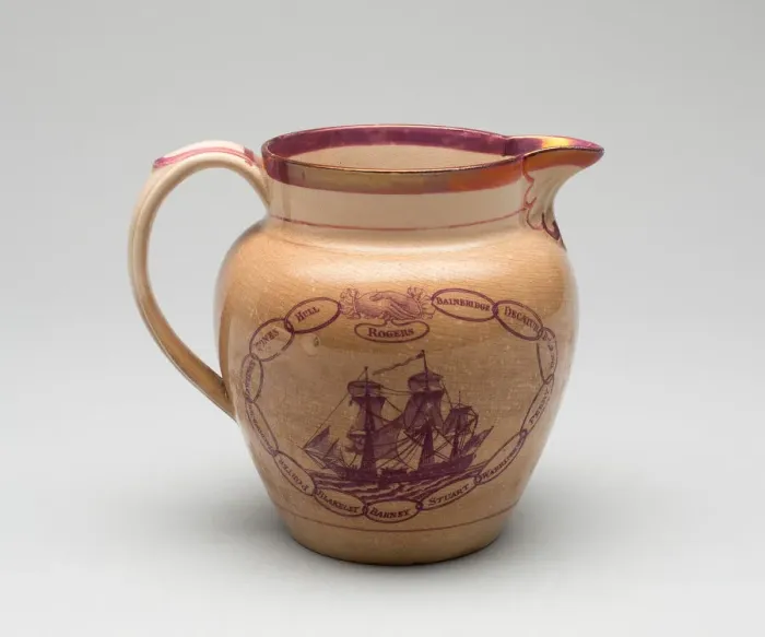 Framed Print : Jug, 1800 / 25. Creator: Unknown Framed Print : Jug, 1800 / 25. Creator: Unknown