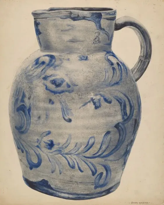 Framed Print : Jug, 1935 / 1942. Creator: Henry Meyers Framed Print : Jug, 1935 / 1942. Creator: Henry Meyers