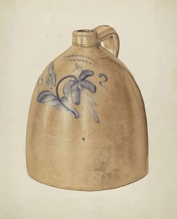 Framed Print : Jug, 1935 / 1942. Creator: Lillian Hunter Framed Print : Jug, 1935 / 1942. Creator: Lillian Hunter
