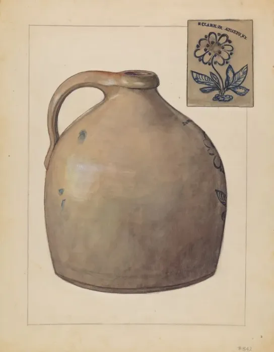 Framed Print : Jug, 1936. Creator: Jessica Price Framed Print : Jug, 1936. Creator: Jessica Price