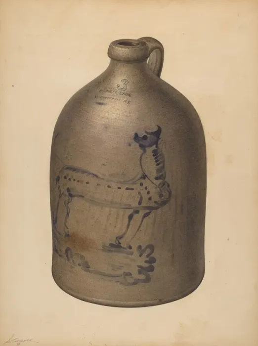 Framed Print : Jug, 1941. Creator: Giacinto Capelli Framed Print : Jug, 1941. Creator: Giacinto Capelli