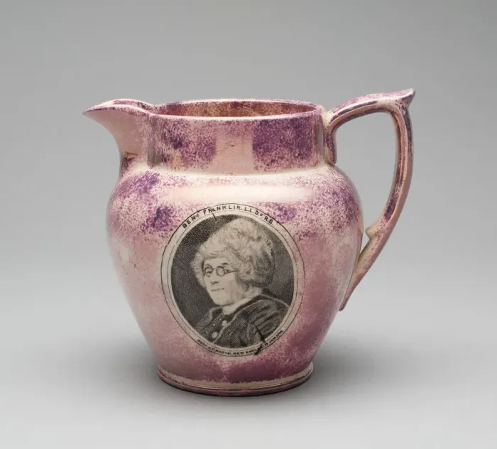 Framed Print : Jug, c. 1825. Creator: Unknown Framed Print : Jug, c. 1825. Creator: Unknown