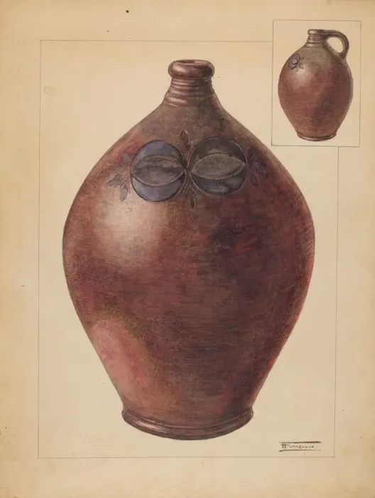 Framed Print : Jug, c. 1936. Creator: Frank Fumagalli Framed Print : Jug, c. 1936. Creator: Frank Fumagalli