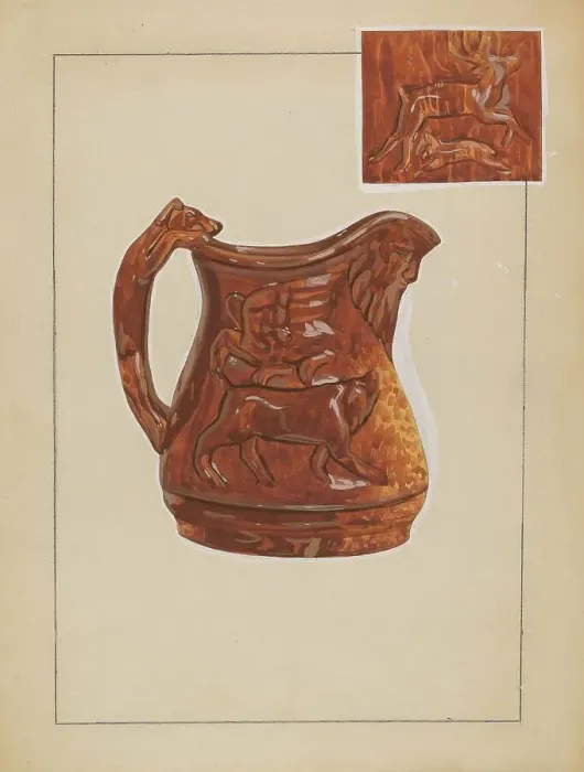Framed Print : Jug, c. 1936. Creator: John Dana Framed Print : Jug, c. 1936. Creator: John Dana