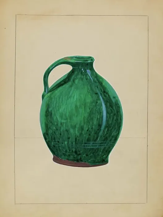 Framed Print : Jug, c. 1936. Creator: John Dana Framed Print : Jug, c. 1936. Creator: John Dana