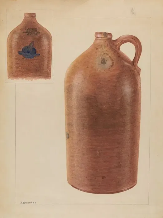 Framed Print : Jug, c. 1936. Creator: Nicholas Amantea Framed Print : Jug, c. 1936. Creator: Nicholas Amantea