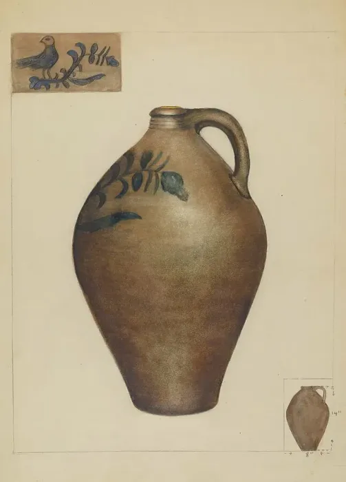 Framed Print : Jug, c. 1936. Creator: Samuel Sulkowitz