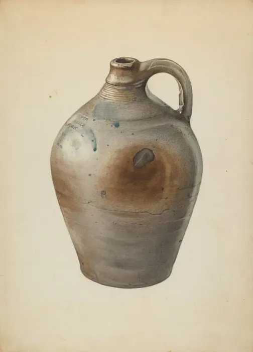 Framed Print : Jug, c. 1937. Creator: Giacinto Capelli Framed Print : Jug, c. 1937. Creator: Giacinto Capelli