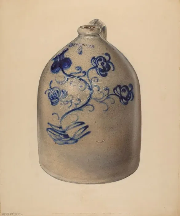 Framed Print : Jug, c. 1937. Creator: Jean Peszel Framed Print : Jug, c. 1937. Creator: Jean Peszel