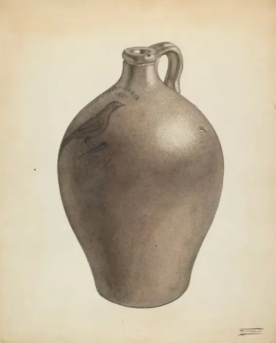 Framed Print : Jug, c. 1938. Creator: Frank Fumagalli Framed Print : Jug, c. 1938. Creator: Frank Fumagalli