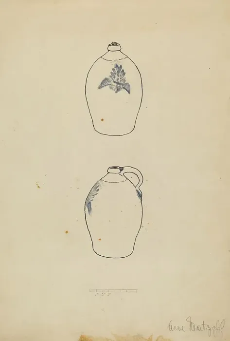 Framed Print : Jug, c. 1939. Creator: Anne Nemtzoff Framed Print : Jug, c. 1939. Creator: Anne Nemtzoff