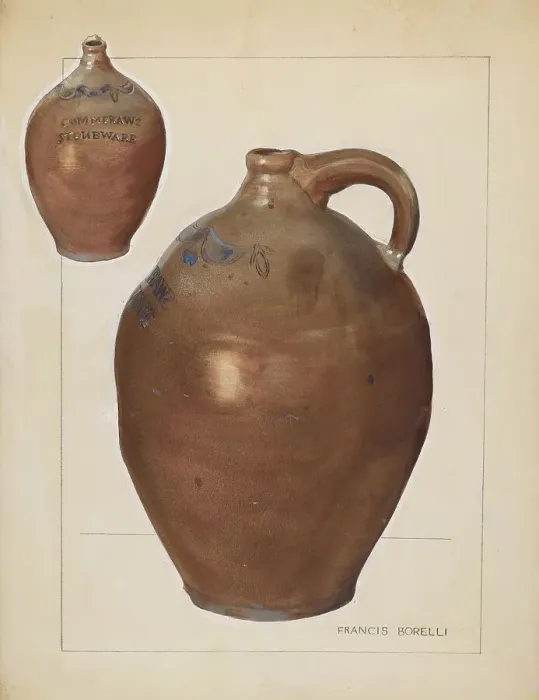 Framed Print : Jug, c. 1939. Creator: Francis Borelli Framed Print : Jug, c. 1939. Creator: Francis Borelli