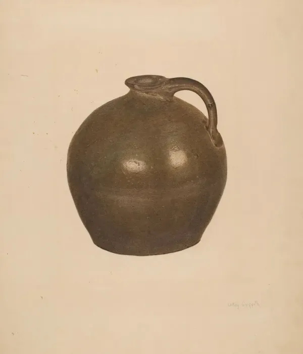 Framed Print : Jug, c. 1939. Creator: LeRoy Griffith Framed Print : Jug, c. 1939. Creator: LeRoy Griffith