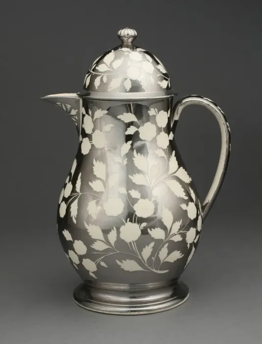 Framed Print : Jug with Cover, Staffordshire, 1810 / 20. Creator: Staffordshire Potteries Framed Print : Jug with Cover, Staffordshire, 1810 / 20. Creator: Staffordshire Potteries