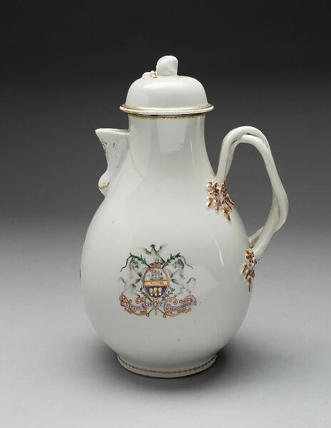 Jug with Lid, c. 1785. Creator: Unknown