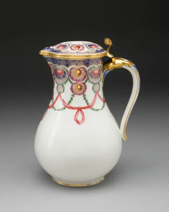 Framed Print : Jug (Pot al eau tourne), Sevres, 1763. Creators Framed Print : Jug (Pot al eau tourne), Sevres, 1763. Creators