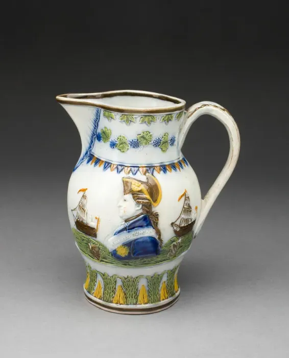 Framed Print : Jug, Staffordshire, c. 1797. Creator: Staffordshire Potteries Framed Print : Jug, Staffordshire, c. 1797. Creator: Staffordshire Potteries