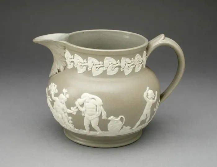 Framed Print : Jug, Staffordshire, c. 1800. Creator: Staffordshire Potteries Framed Print : Jug, Staffordshire, c. 1800. Creator: Staffordshire Potteries