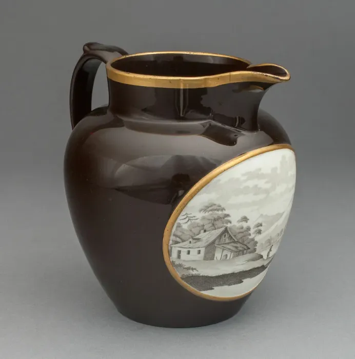 Framed Print : Jug, Stoke on Trent, 1810 / 20. Creator: Spode Ceramic Works Framed Print : Jug, Stoke on Trent, 1810 / 20. Creator: Spode Ceramic Works