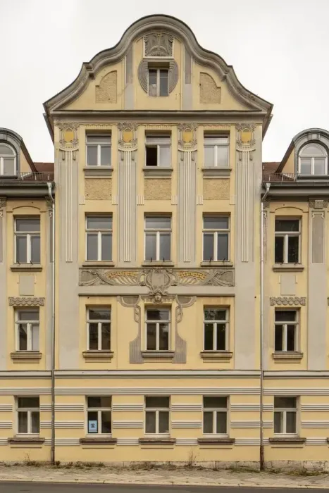 Framed Print : Jugendstil House, Villa Zapfe, Humboldtstrasse 21-21a, Weimar, Germany, (1907), 2018 Framed Print : Jugendstil House, Villa Zapfe, Humboldtstrasse 21-21a, Weimar, Germany, (1907), 2018