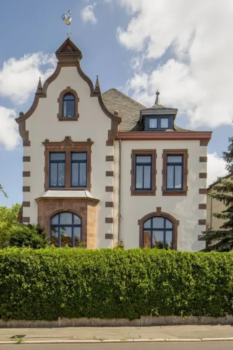 Framed Print : Jugendstil Villa, Humboldstrasse 31, Weimar, Germany, 2018. Artist: Alan John Ainsworth Framed Print : Jugendstil Villa, Humboldstrasse 31, Weimar, Germany, 2018. Artist: Alan John Ainsworth