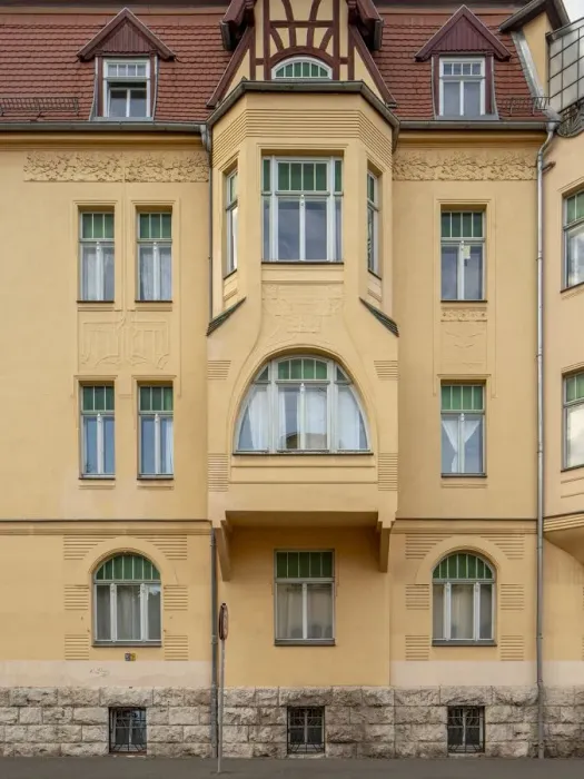 Framed Print : Jugendstil villa, Triererstrasse 75, Weimar, Germany, (1903-1904), 2018 Framed Print : Jugendstil villa, Triererstrasse 75, Weimar, Germany, (1903-1904), 2018