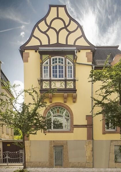 Jugenstil house, Cranachstrasse 21, Weimar, Germany, (c1905), 2018. Artist: Alan John Ainsworth