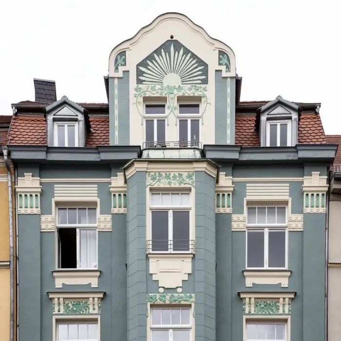 Framed Print : Jugenstil House, Graben 32, Weimar, Germany, (1904), 2018. Artist: Alan John Ainsworth Framed Print : Jugenstil House, Graben 32, Weimar, Germany, (1904), 2018. Artist: Alan John Ainsworth