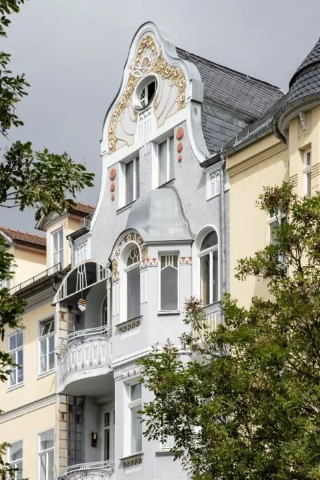 Framed Print : Jugenstil House, Graben 39, Weimar, Germany, (1904), 2018. Artist: Alan John Ainsworth Framed Print : Jugenstil House, Graben 39, Weimar, Germany, (1904), 2018. Artist: Alan John Ainsworth