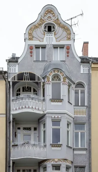 Framed Print : Jugenstil House, Graben 39, Weimar, Germany, (1904), 2018. Artist: Alan John Ainsworth Framed Print : Jugenstil House, Graben 39, Weimar, Germany, (1904), 2018. Artist: Alan John Ainsworth