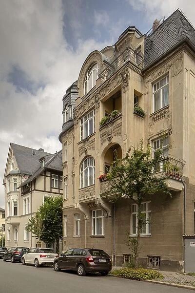 Jugenstil house, Villa Rauner, Cranachstrasse 10, Weimar, Germany, (1905), 2018