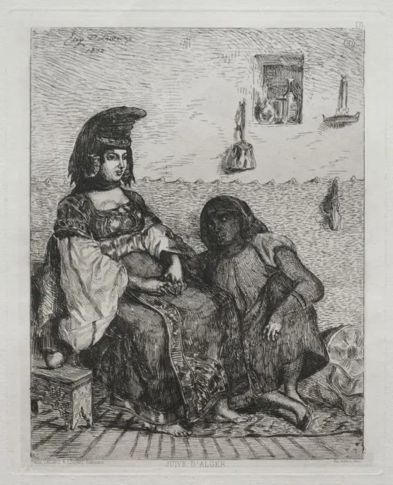 Framed Print : Juive dAlger. Creator: Eugene Delacroix (French, 1798-1863) Framed Print : Juive dAlger. Creator: Eugene Delacroix (French, 1798-1863)