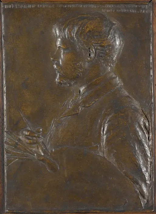 Framed Print : Jules Bastien-Lepage, 1880. Creator: Augustus Saint-Gaudens Framed Print : Jules Bastien-Lepage, 1880. Creator: Augustus Saint-Gaudens