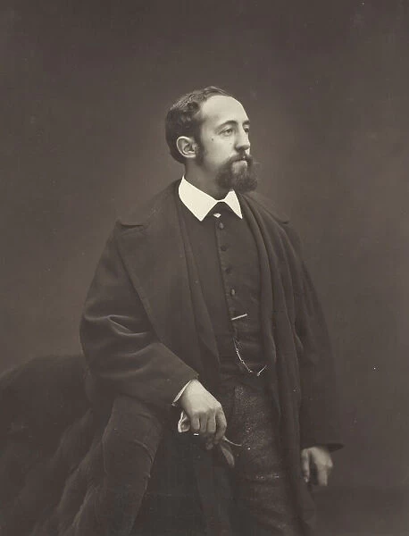 Jules Claretie, c. 1876. Creator: Etienne Carjat