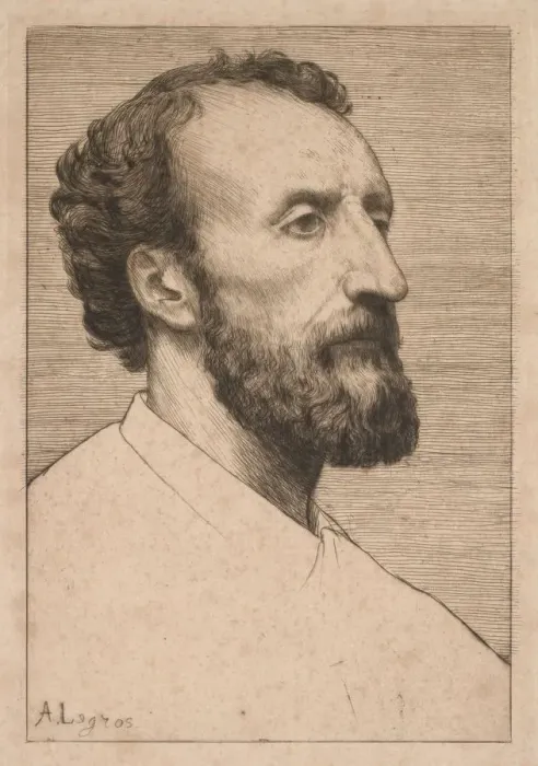 Framed Print : Jules Dalou, 1877. Creator: Alphonse Legros (French, 1837-1911) Framed Print : Jules Dalou, 1877. Creator: Alphonse Legros (French, 1837-1911)