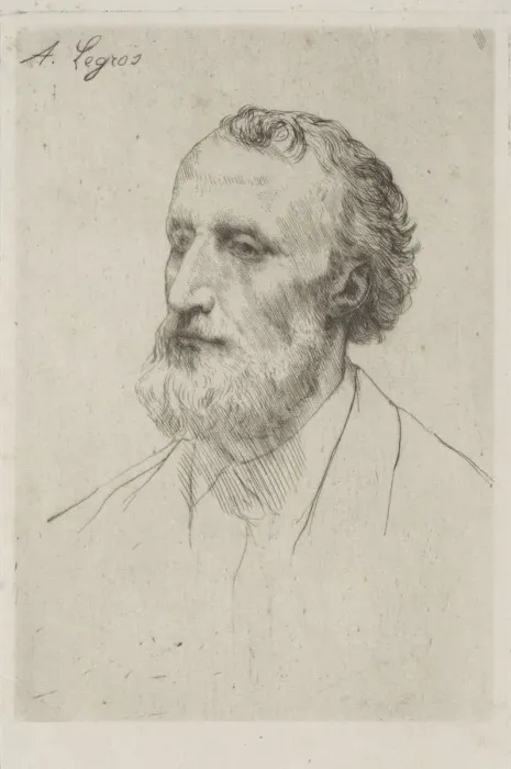 Framed Print : Jules Dalou. Creator: Alphonse Legros (French, 1837-1911) Framed Print : Jules Dalou. Creator: Alphonse Legros (French, 1837-1911)
