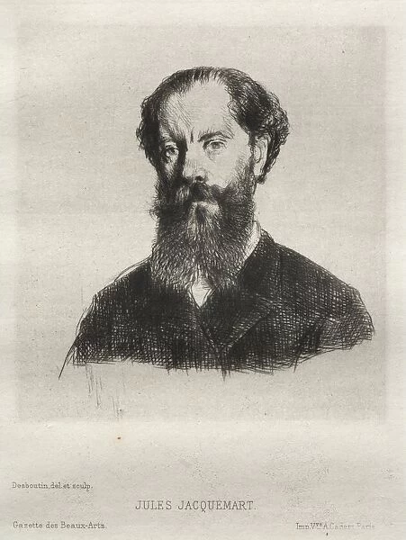 Jules Jacquemart, 1876. Creator: Marcellin Gilbert Desboutin (French, 1823-1902)