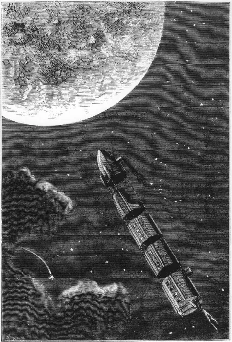 Framed Print : Jules Verne (1828-1905), De la Terre a la Lune, 1865 Framed Print : Jules Verne (1828-1905), De la Terre a la Lune, 1865