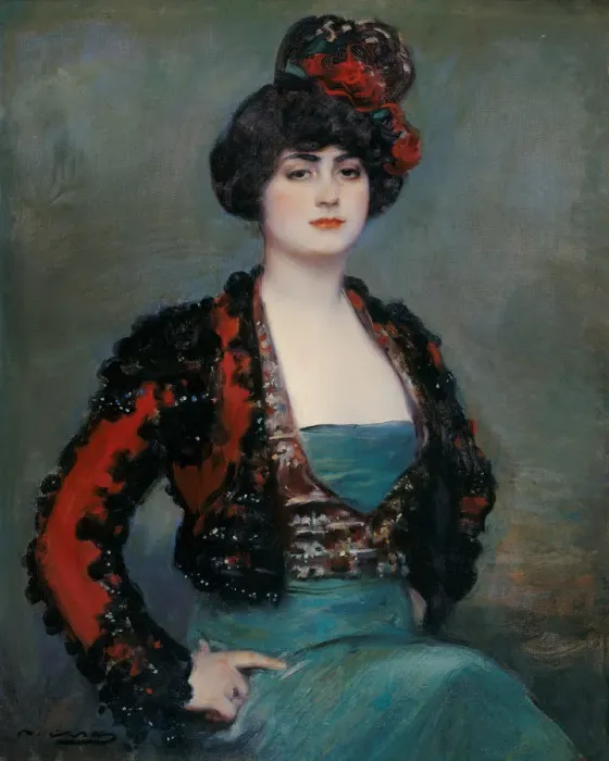 Framed Print : Julia. Artist: Casas, Ramon (1866-1932) Framed Print : Julia. Artist: Casas, Ramon (1866-1932)