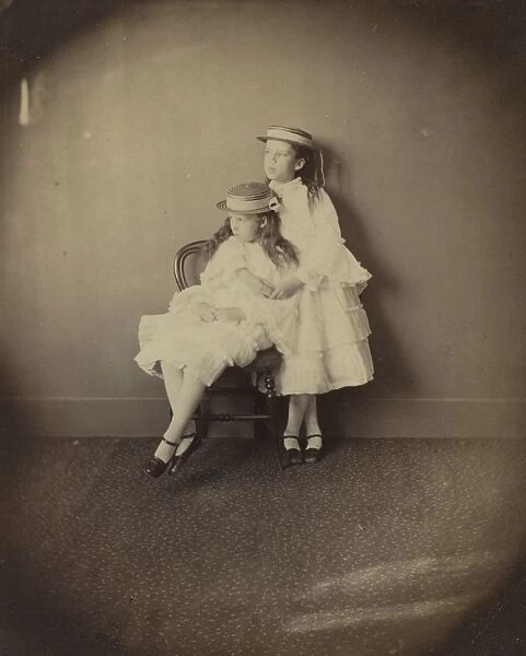 Julia and Ethel Arnold, 1872. Creator: Lewis Carroll (British, 1832-1898)