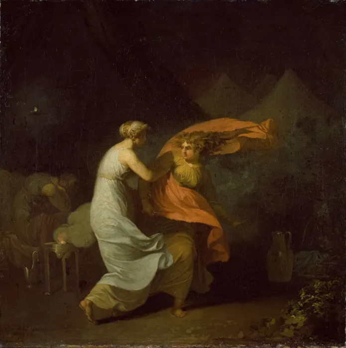 Framed Print : Julia and Fulvia. Artist: Abildgaard, Nicolai Abraham (1743-1809) Framed Print : Julia and Fulvia. Artist: Abildgaard, Nicolai Abraham (1743-1809)