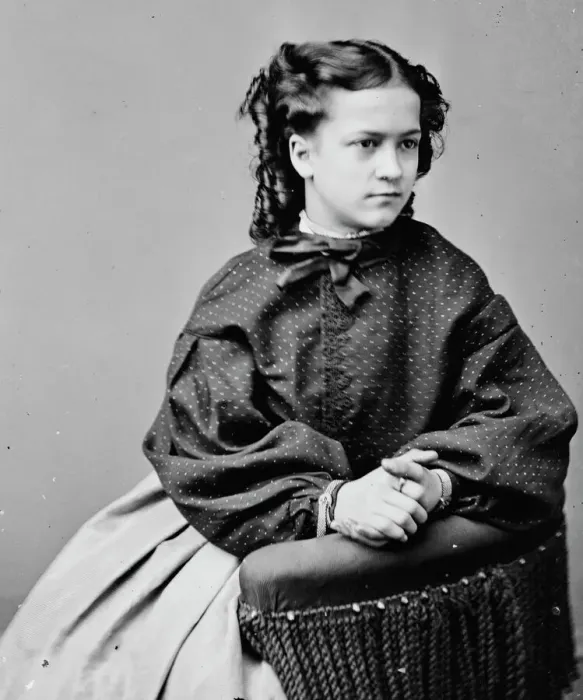 Framed Print : Julia Holman, between 1855 and 1865. Creator: Unknown Framed Print : Julia Holman, between 1855 and 1865. Creator: Unknown